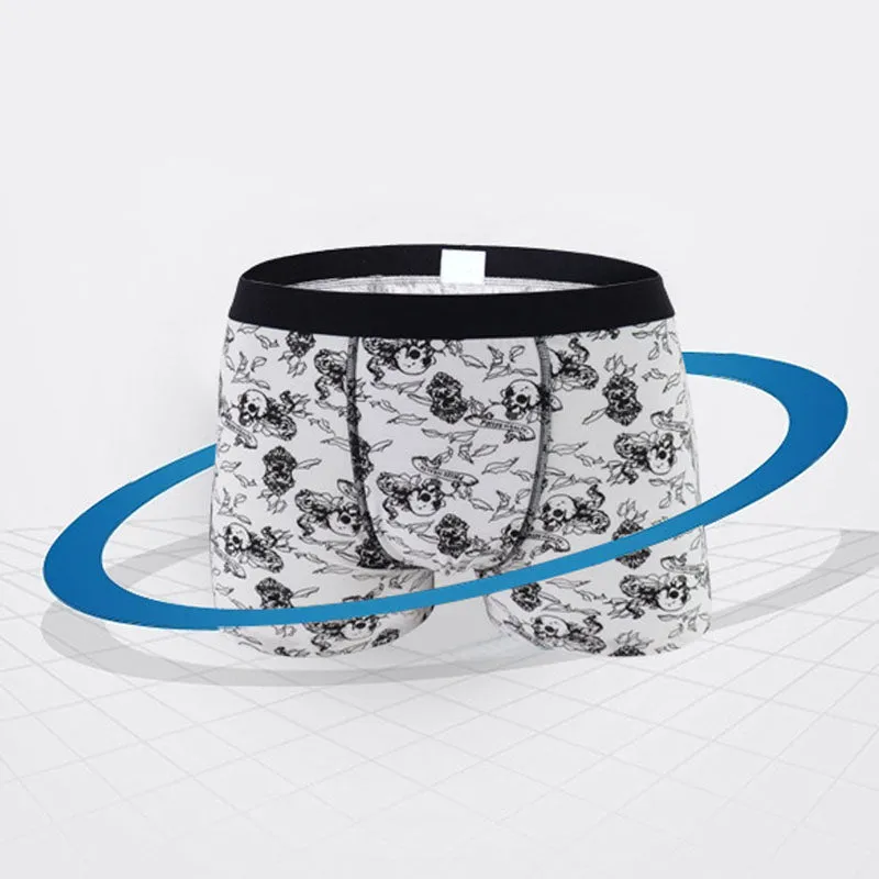 Men Underwear Boxers Cotton Blend Sexy Shorts Comfortable Underpants