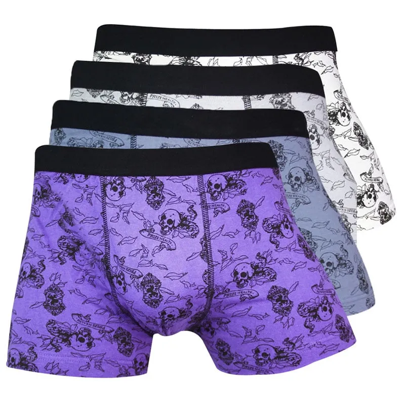 Men Underwear Boxers Cotton Blend Sexy Shorts Comfortable Underpants