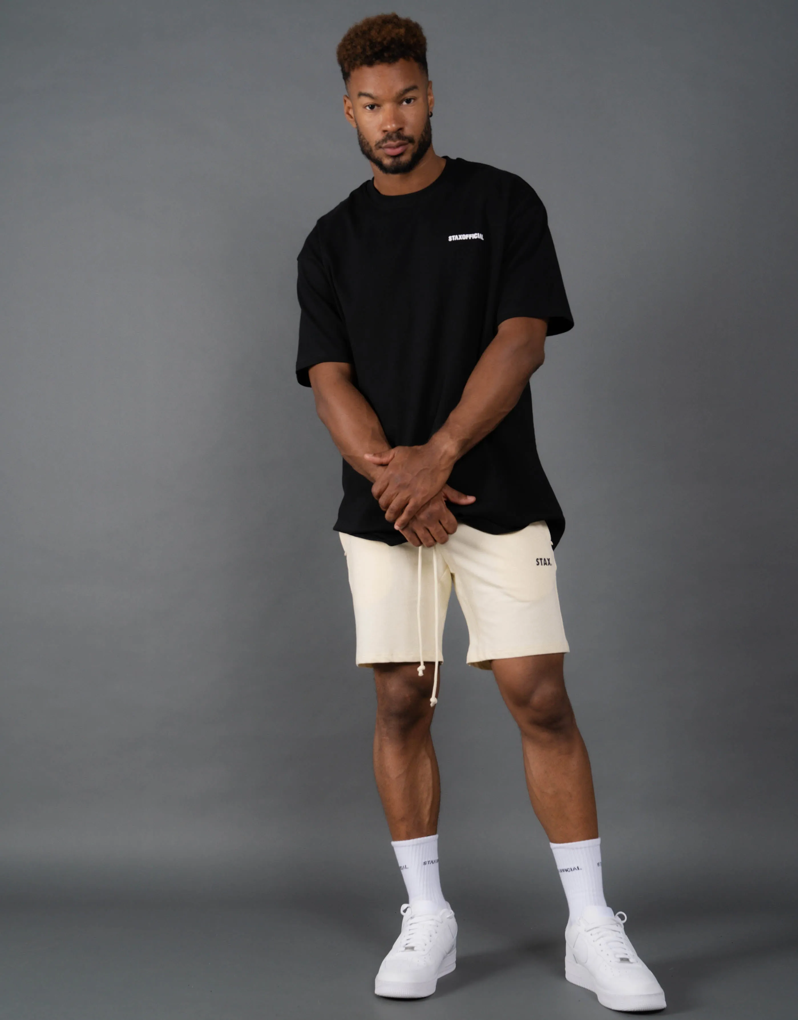 Mens Classic Shorts - Cream