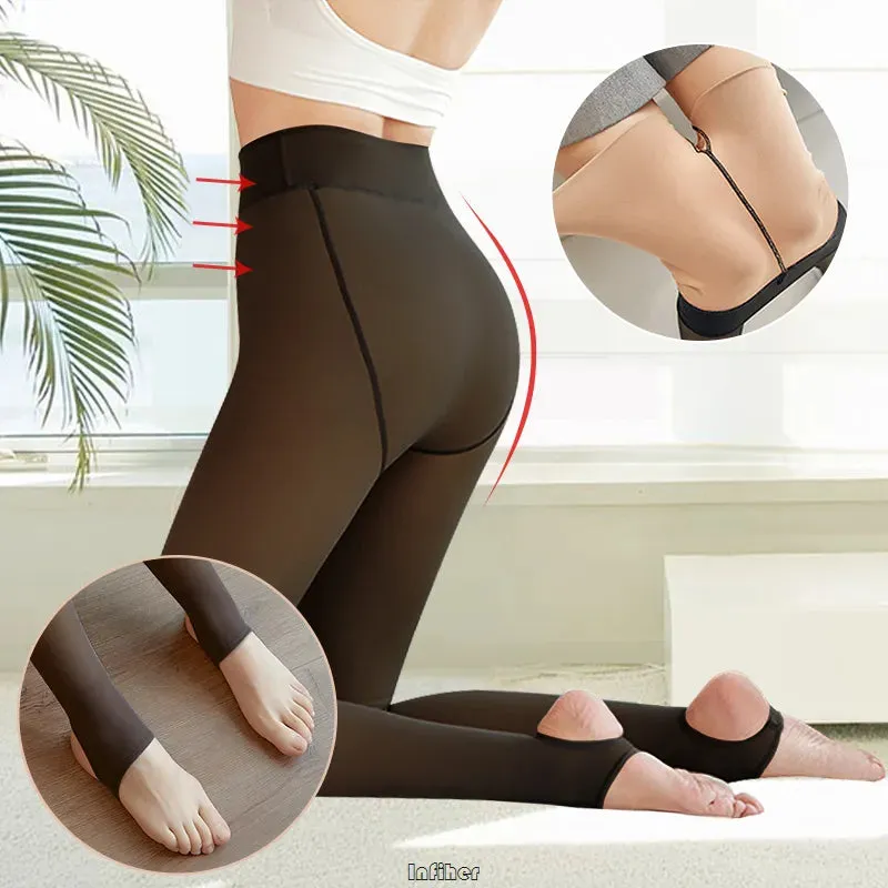 90g Sexy Thicken Stockings Women High Elastic Leggings Skin Effect Tights 2023