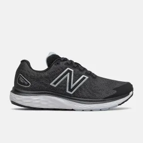 'New Balance' Women's Fresh Foam 680v7 - Black w/White & UV Glo