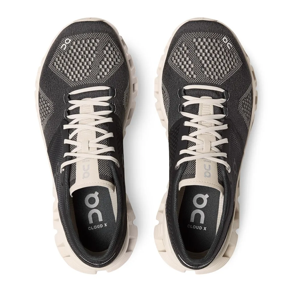 'On Running' Women's Cloud X - Black / Pearl