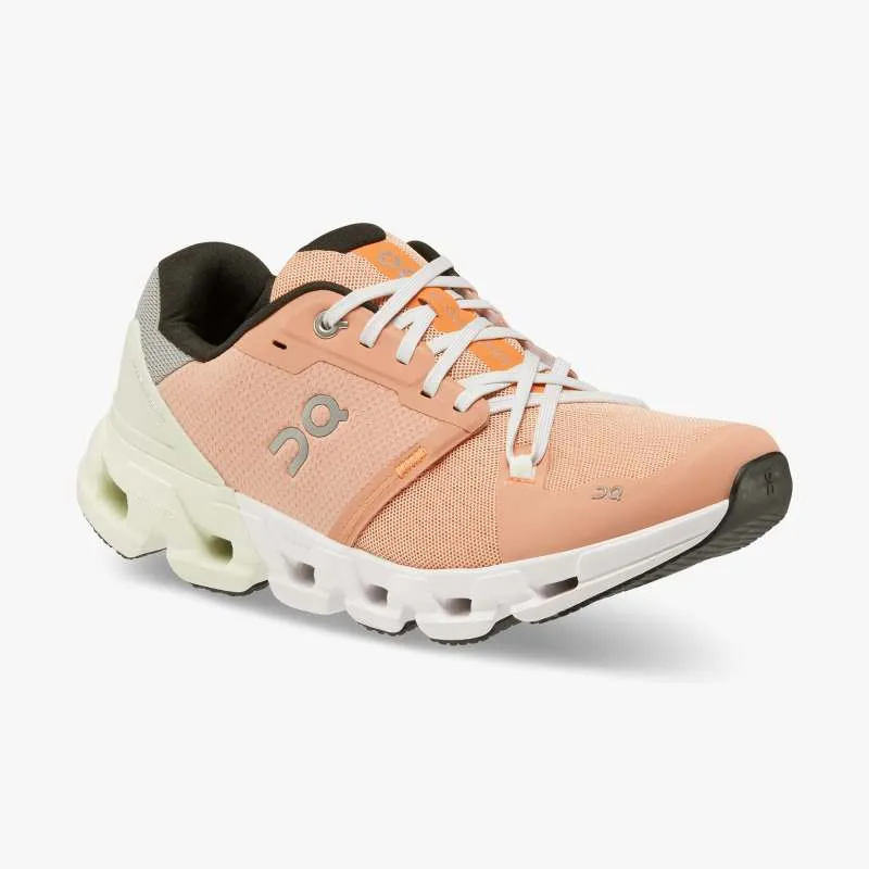 'On Running' Women's Cloudflyer 4 -  Peach / Aloe