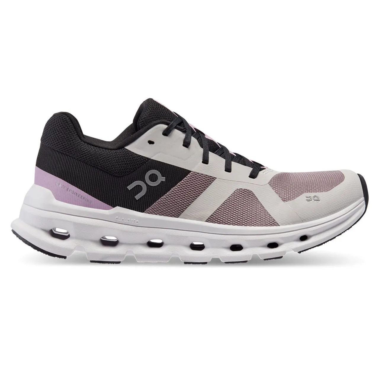 'On Running' Women's Cloudrunner - Heron / Black