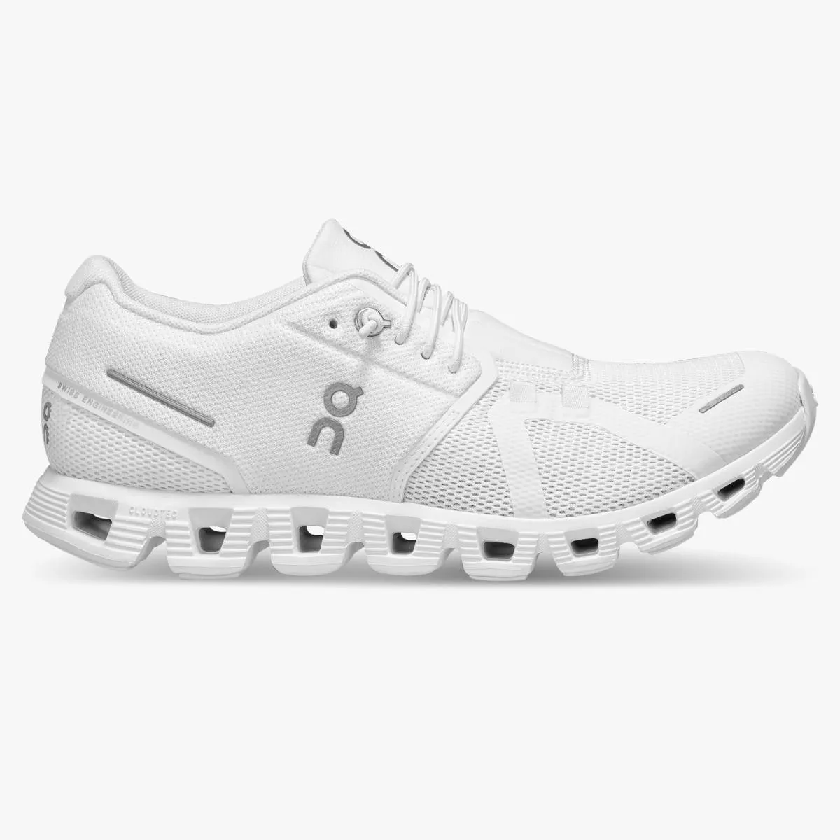 'On Running' Women's Cloud 5 Push - Undyed White / White