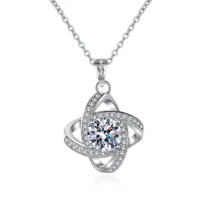 Planet Star Ring Moissanite Necklace