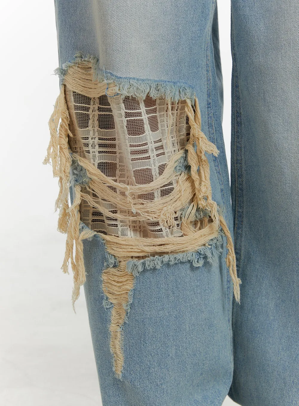 Ripped Baggy Jeans CA401