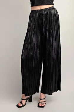 GM Pleated Metallic Pants