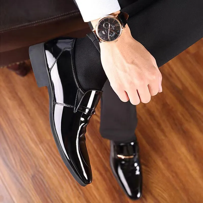 Luxury Business Oxford Leather Breathable Men Shoes