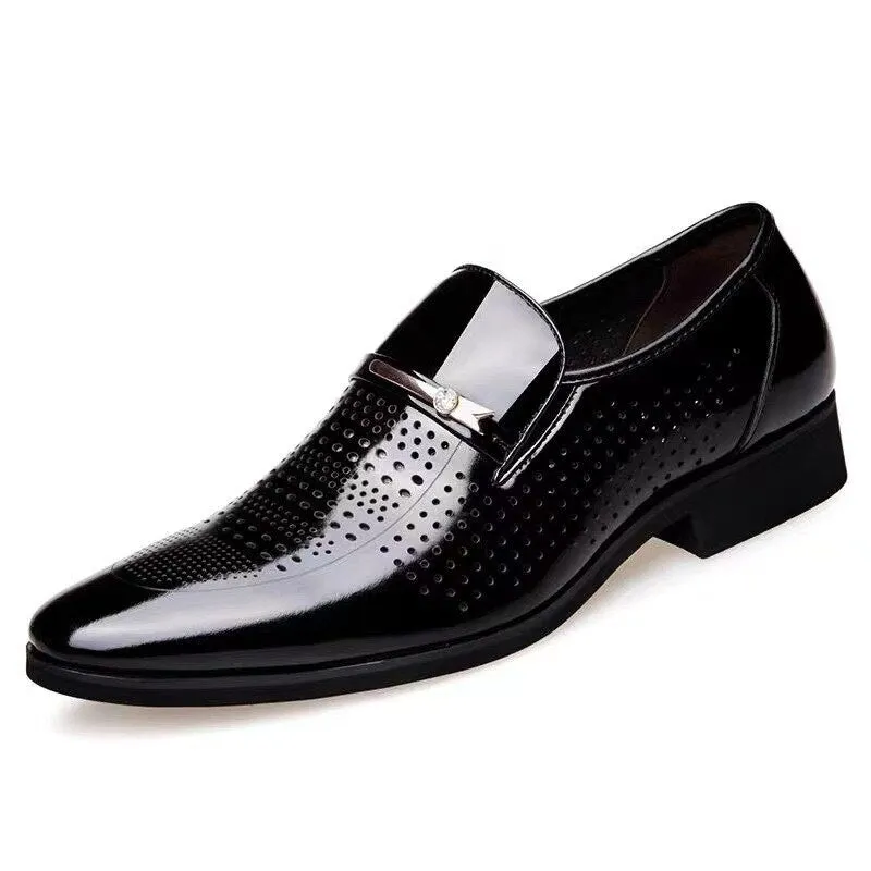 Luxury Business Oxford Leather Breathable Men Shoes