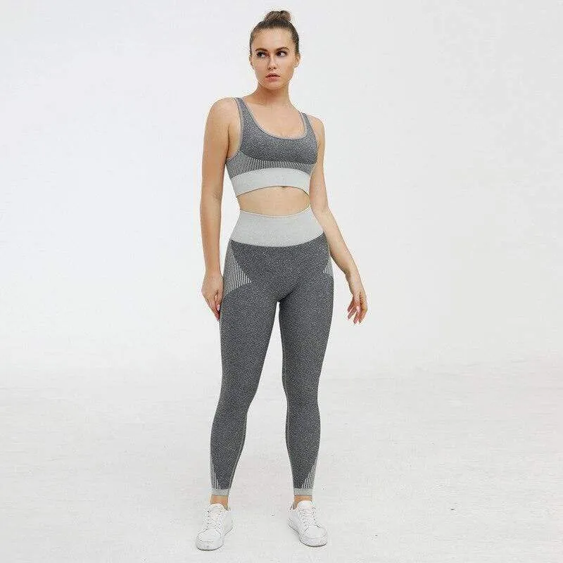 Women Yoga Pants Seamless Fitness Push Up Tights Stretchy High Waist Long Pants Breathable Gym Clothing  Training Yoga Leggings