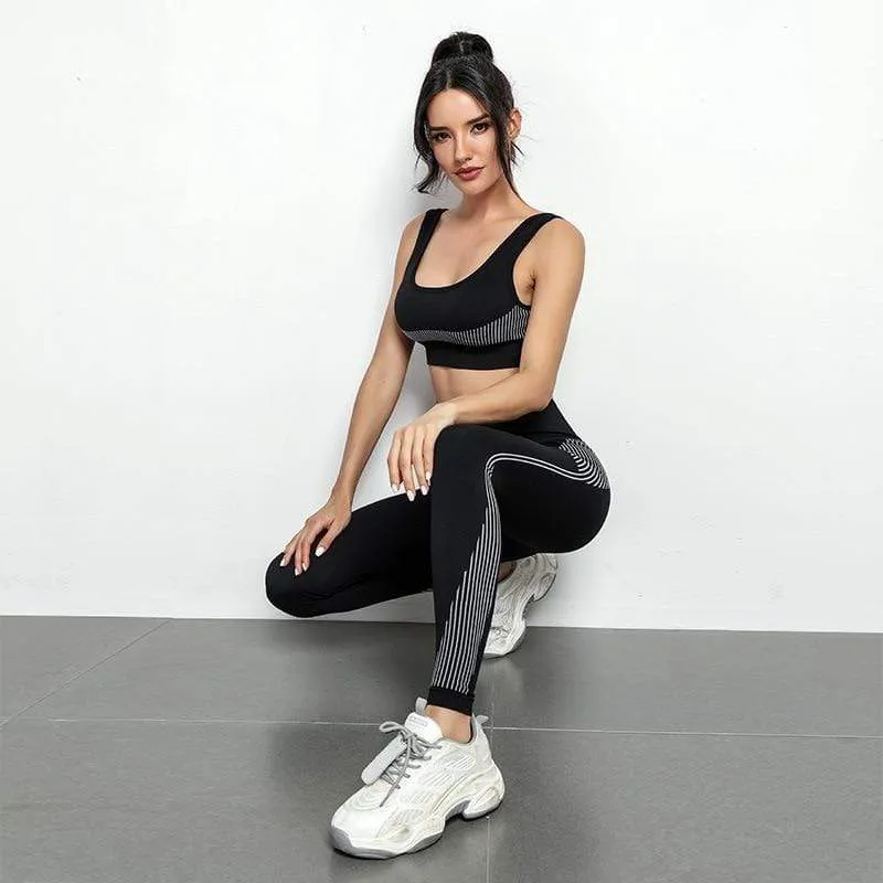 Women Yoga Pants Seamless Fitness Push Up Tights Stretchy High Waist Long Pants Breathable Gym Clothing  Training Yoga Leggings