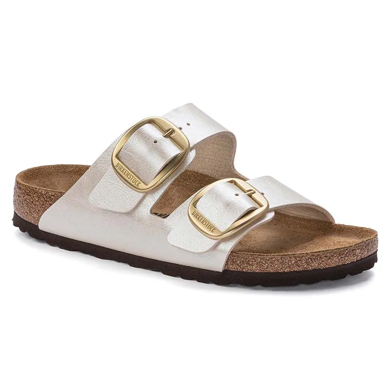 Women's Arizona Birkibuc Sandals in Graceful Pearl White