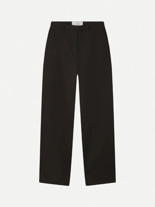 Les Coyotes Straight leg tailored trousers noir